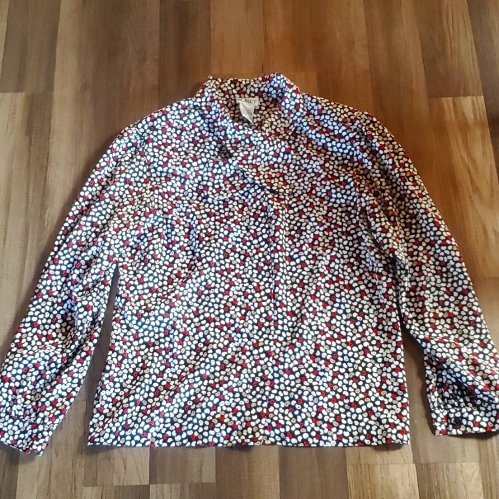 Koret vintage tiny hearts top